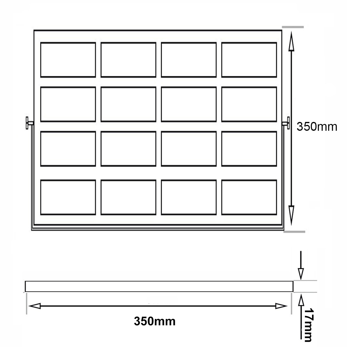 KIT SOLARE ILLUMINAZIONE 100W 24V PER INTERNI 8 LAMPADE LED - AUTONOMIA 5  ORE - Solar Energy Point