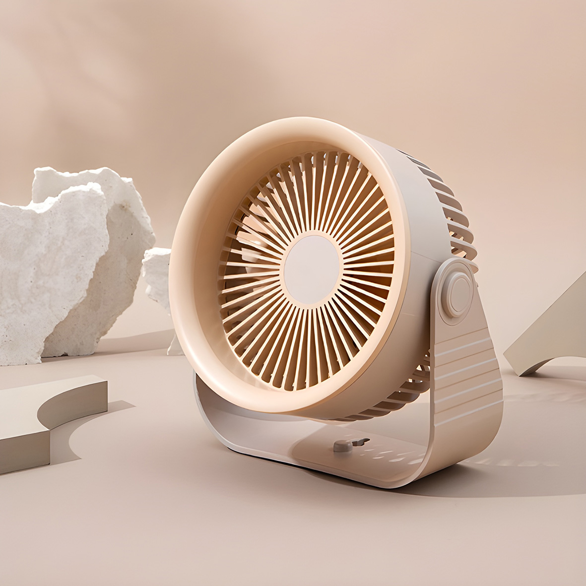 Ventilatore da Tavolo Ricaricabile Silenzioso Potente