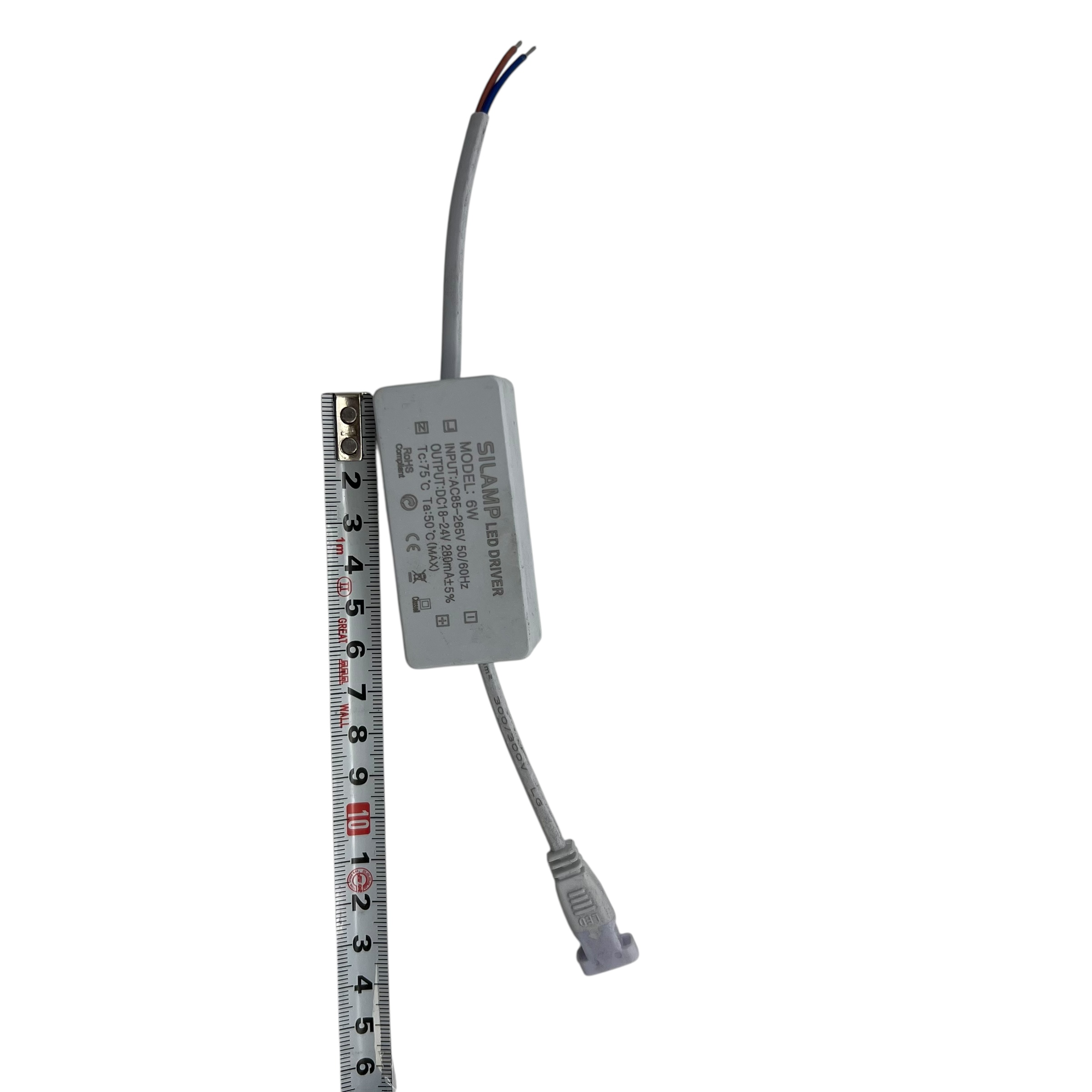 Transformador LED 6W 18 24V DC 280mA