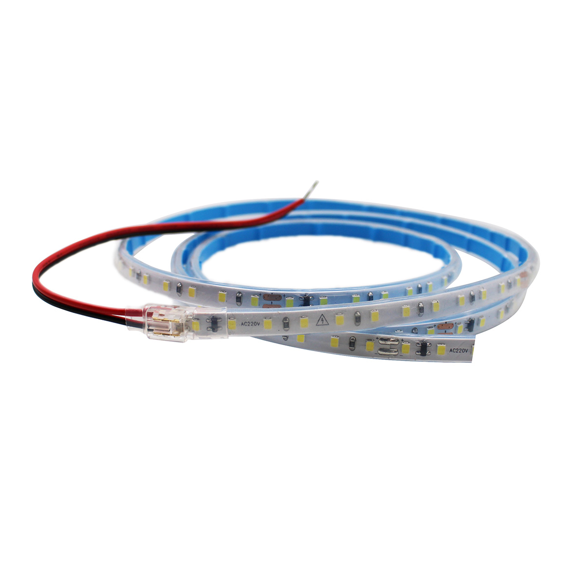 STRISCIA A LED AL METRO 220V 2835 5 MM 8W/M 120D/M IP65 ADESIVA S57 SILAMP