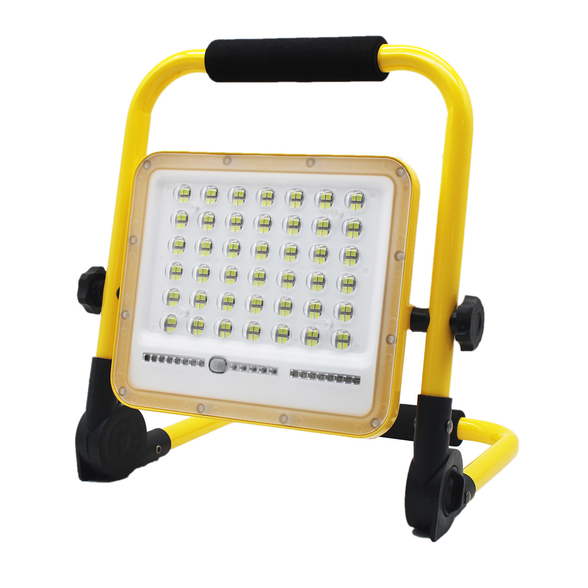 Faretto LED Ricaricabile 30W IP65 Portatile Da Cantiere Colore Giallo