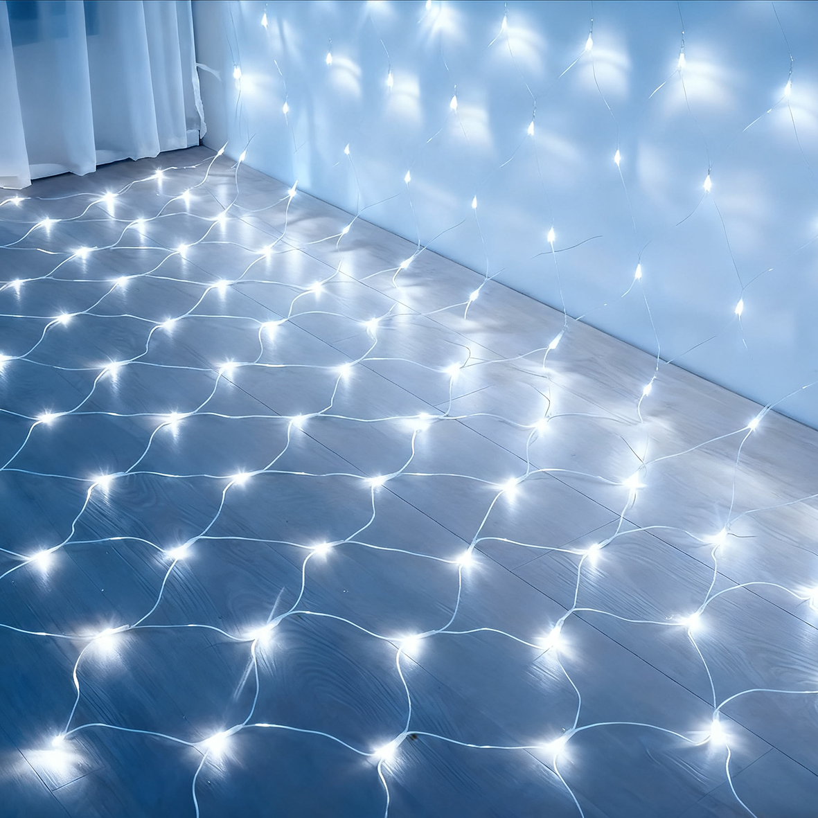 Garland 14 pending 140 led IP44 light Cold 3 m GHI-140LED-WH