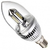 Lampadina E14 LED Candela Oliva 3W con 32 Led Smd 3014 Luce Calda e Neutra