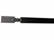 2m Black Single-Circuit LED Track for 220V Spotlight BIN-MONO-2M-NERO