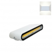 Lampada Applique led COB da parete 220V 12W BIANCO doppio luce IP 65 da esterno