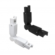 Multi?directional Connector Three?Phase LED Track White/Black A27?TRI
