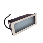 Faretto Segnapasso LED 10w Rettangolare da muro incasso smd 2835 FC3-10W