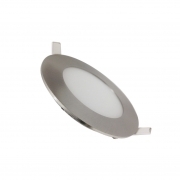 Faretto LED da incasso 6W rotondo slim argento diametro 12cm F.I.107-115mm