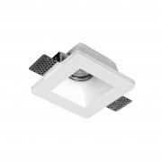 Portafaretto yeso oculta plaza LIGEPA1 lado 12cm Fi-TIZA-11
