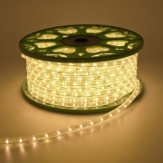La bobina de 50 m del TUBO del LED luz cÃ¡lida luz 220v IP65 LEDTU-50M-YE