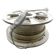 Bobina de 50m Tira LED Slim 220V 600W 180 LEDs/m IP65 para IluminaciÃ³n Interior y Exterior