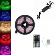 Striscia LED RGB 12V 5m 60 W smd5050 con Alimentatore Telecomando e Centralina