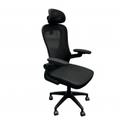 CHAISE DE BUREAU ERGONOMIQUE AVEC HAUTEUR RÃGLABLE ET ACCOUDOIRS PLIABLES