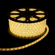 The coil 50 m LED TUBE light warm light 220v IP65 LEDTU-50M-YE